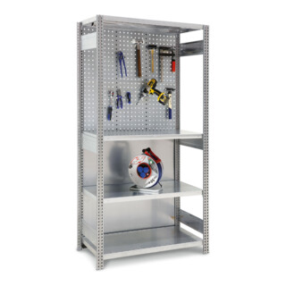 Regalwerk BERT-Werkstatt-Regal Anbaufeld HxBxT 2000x1005x500 mm Stecksystem verzinkt