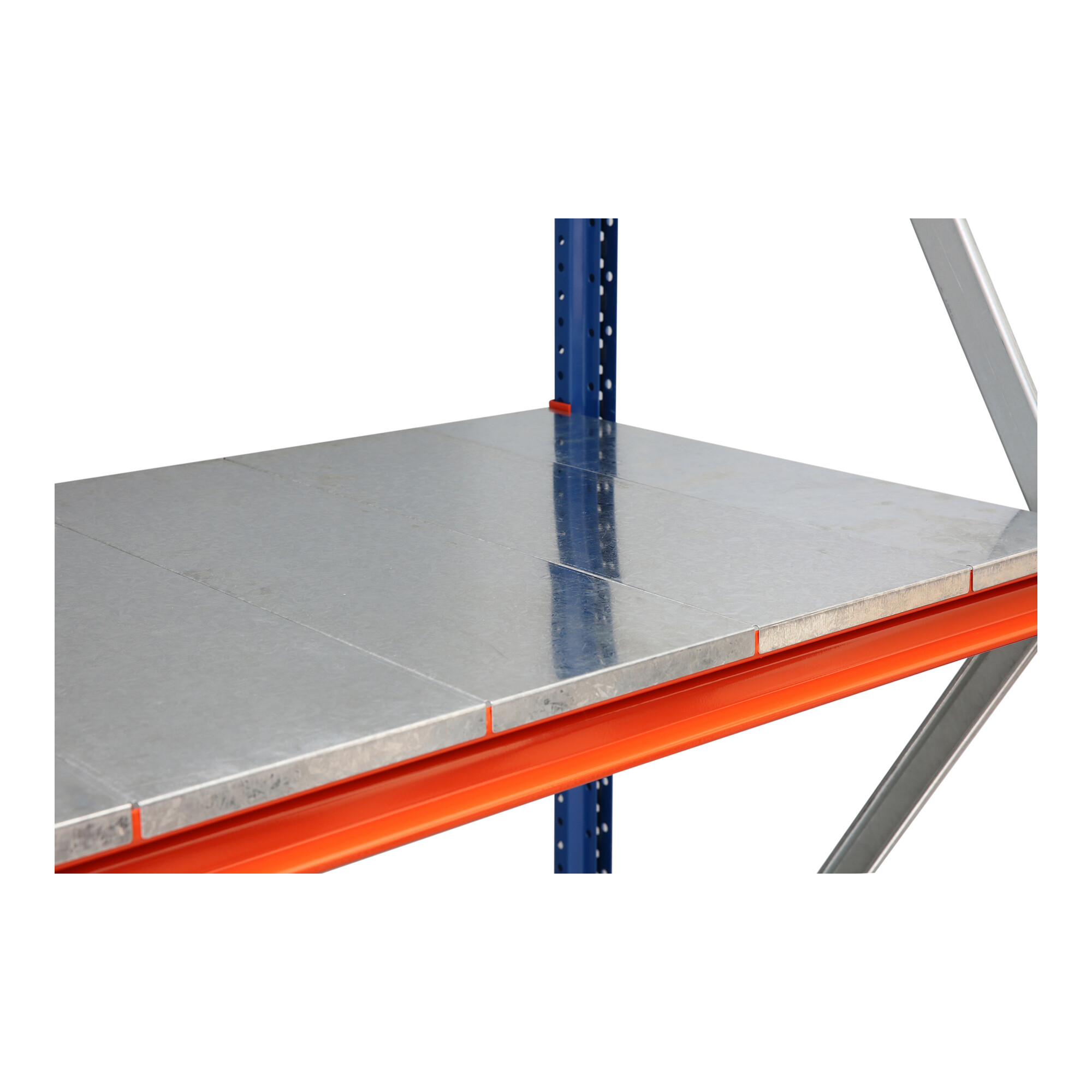 Regalwerk EMMA-Zusatzebene Stahl BxT 1500x600 mm Z-Profil 74x30 mm RAL 2004