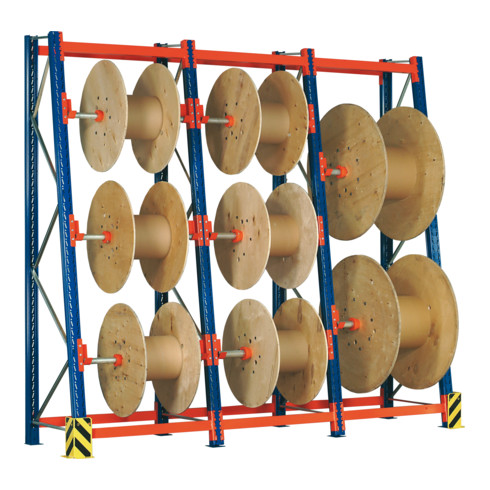 Regalwerk KENO Kabeltrommelregal Anbaufeld H x B 3990 x 900mm