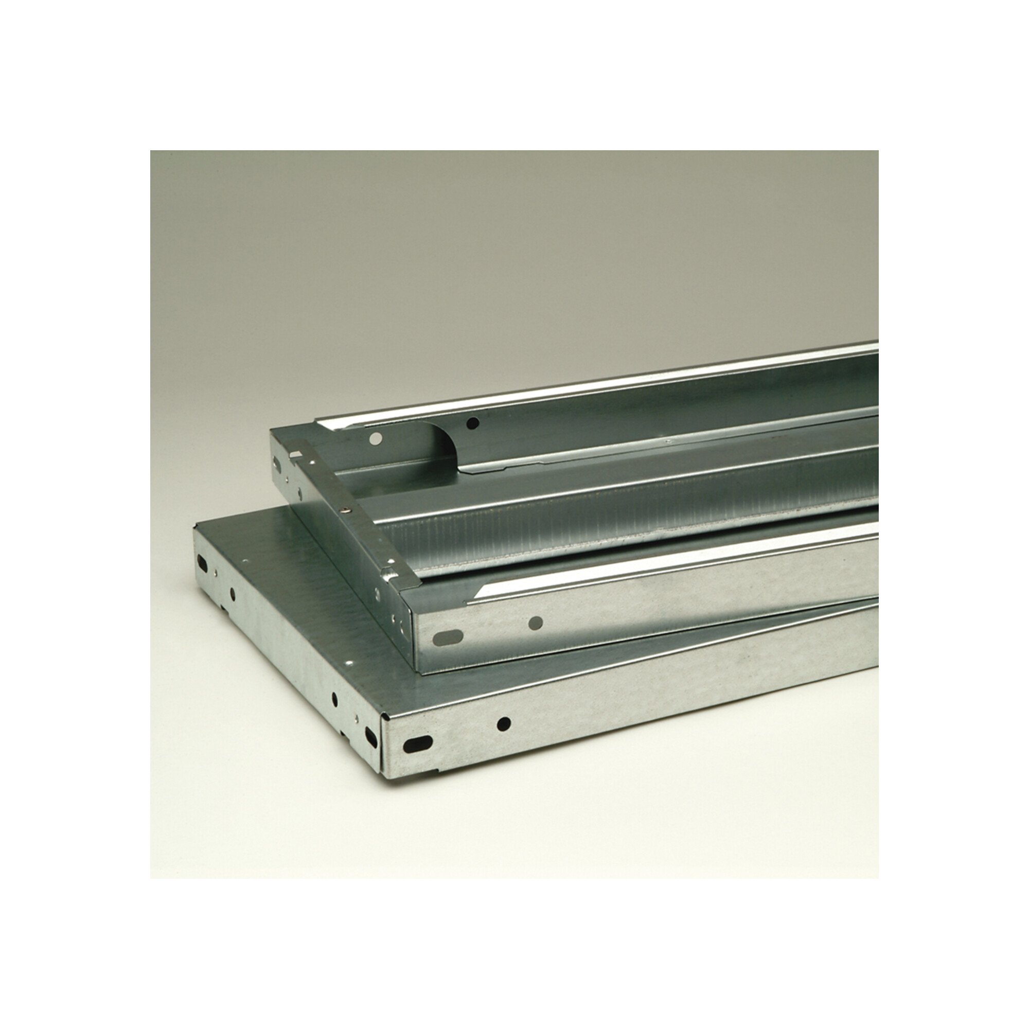 Regalwerk RUDI-Stahl-Fachboden verzinkt B x T 1280 x 300 mm Tragkraft 350 kg