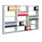 Regalwerk Standard Büroregal, Anbaufeld lichtgrau RAL 7035, mit Vollblechwänden, Stahlfachböden-1