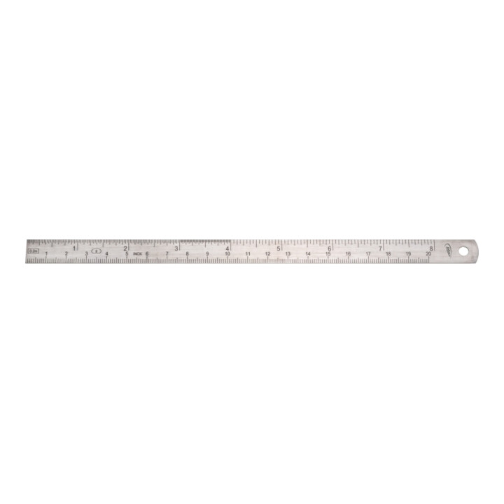 Réglet en acier souple Helios Preisser, graduation 1/2 mm, 150 x 13 x 0,5 mm