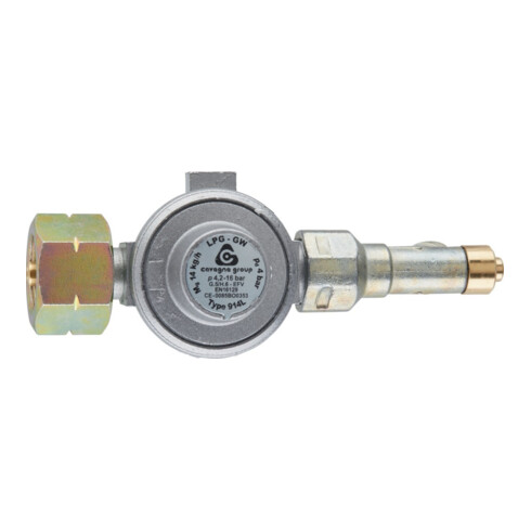 Régulateur 14,0 kg/h 4 bar combiné x G 3/8 avec SBS