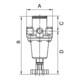 Régulateur de pression standard filetage mm 24,66 BG III G 3/4 po. 0,5 - 10 bar