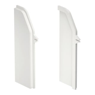 Rehau Seitenabschlussblende Geräteträger RAL 9010 GTSA2050 rws