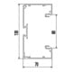 Rehau SIGNA STYLE partie inférieure 70x130 anodisée BRA 70130 EL