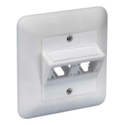 Reichle&De-Massari Boîte de raccordement DIN 80×80, 2 ports blanc 306006-1