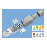 Reichle&De-Massari FM45 Jeu de connecteurs s/u RJ45 312231-1