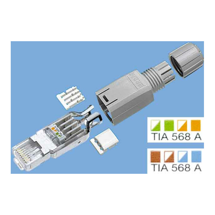 Reichle&De-Massari FM45 Jeu de connecteurs s/u RJ45 312231