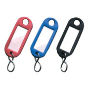 REIHER Porte-clés avec zone d’étiquetage plastique orange