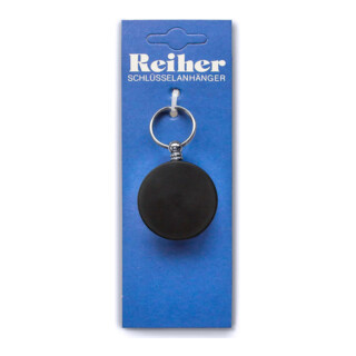 REIHER Schlüsselanhänger mit Nylonseil 100cm lang, 30493 Aluminium
