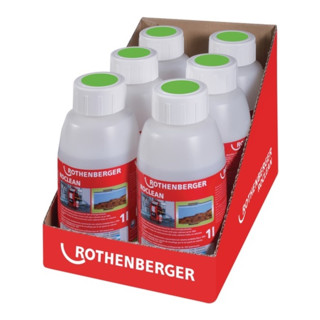 Reinigungsmittel ROPULS ROCLEAN f.Flächenheizsysteme 1l 6 Fl./Krt.