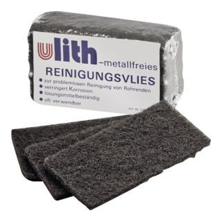 Reinigungsvlies Very Fine S schwarz L.130mm B.75mm Pk.á 10 St.ULITH
