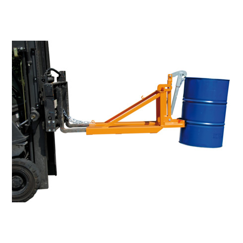 Bauer Südlohn Palan à fûts RS-I/M, peint, orange jaune