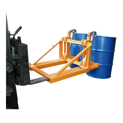 Bauer Südlohn Transpalette à fût RS-II/M, peint, orange jaune