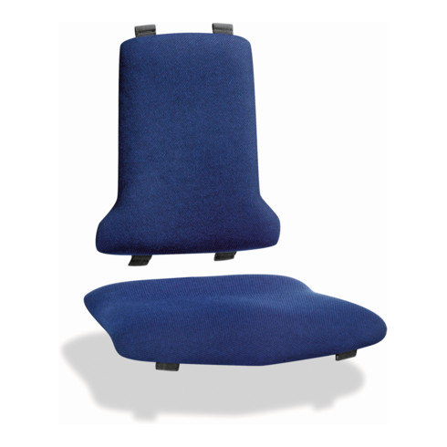 Rembourrage Sintec textile bleu pour assises et dossiers adapté à chaise d'ateli