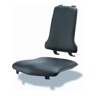 Rembourrages en simili-cuir noir pour Sintec Bimos