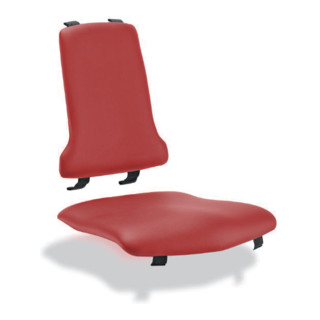 Rembourrages en simili-cuir rouge pour Sintec Bimos