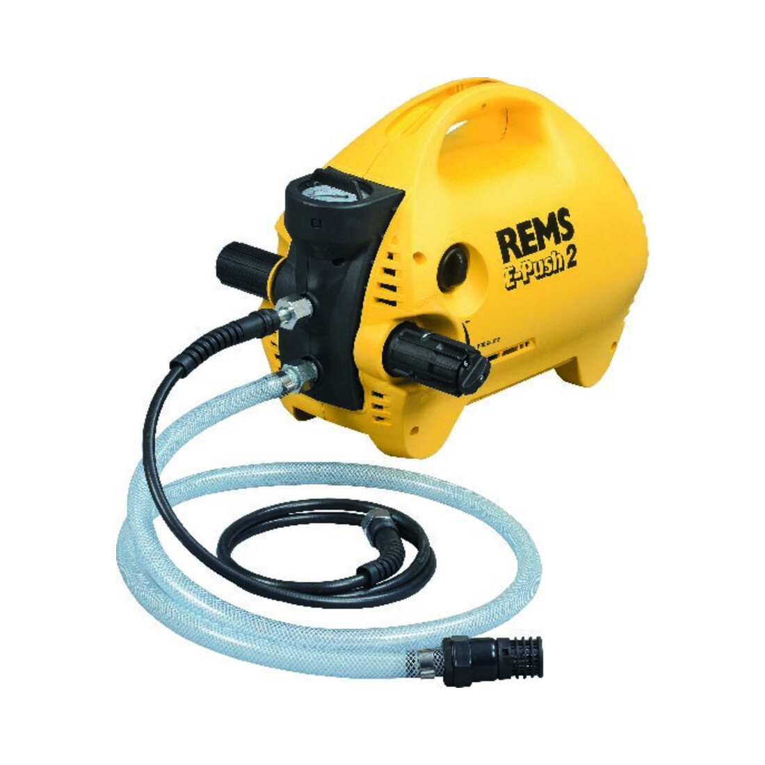 REMS E-Push 2 Pompe d'essai électrique pression avec manomètre, p d 6 MPa/60 bar/870 psi