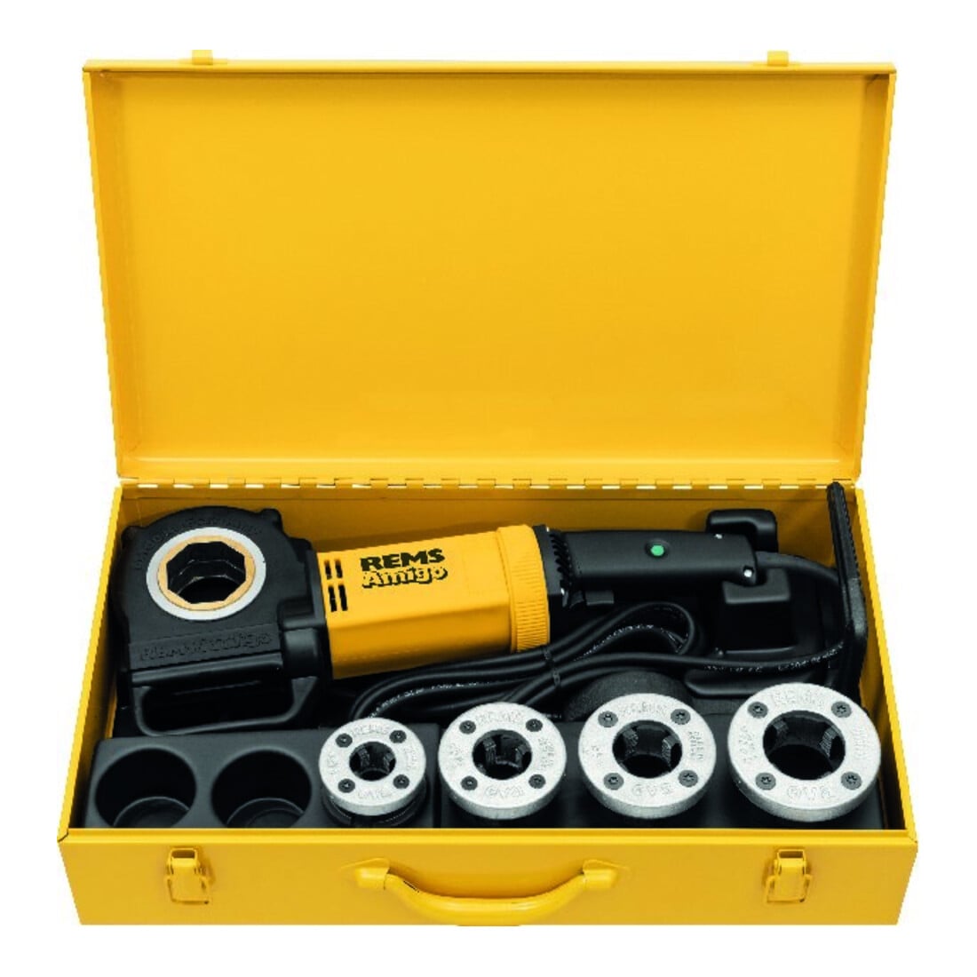 REMS Elektr. Gew.schneidkluppe Amigo Set R1/2-1.1/4