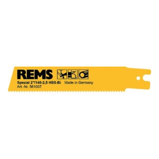 REMS Lames de scie sabre Pack de 5 Lame 140/3,2