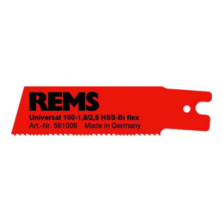 REMS Lames de scie sabre Pack de 5 Lame 150/1,8-2,5