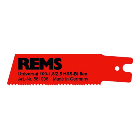 REMS Lames de scie sabre Pack de 5 Lame 150/1,8-2,5