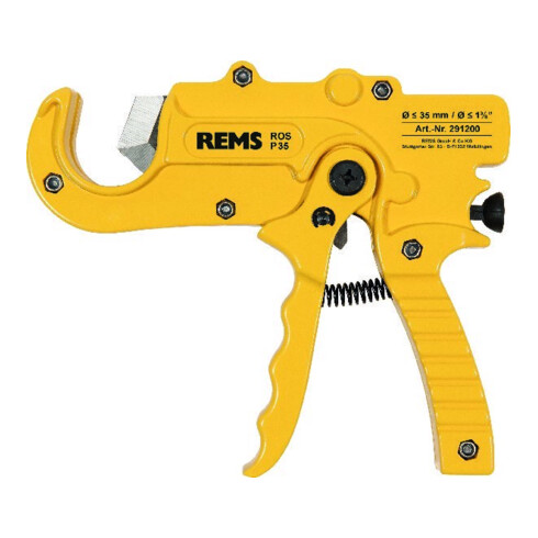 REMS P 42 S avec raccord rapide RL tubes Ø 42 mm - 1 5/8