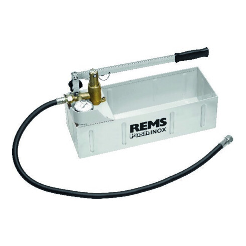 REMS Push INOX Pompe de test manuelle avec manomètre, p d 6 MPa/60 bar/870 psi