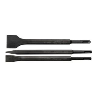 Rennsteig Jeu de burins SDS-plus– 250 mm 3 pièces, Nombre d'outils: 3