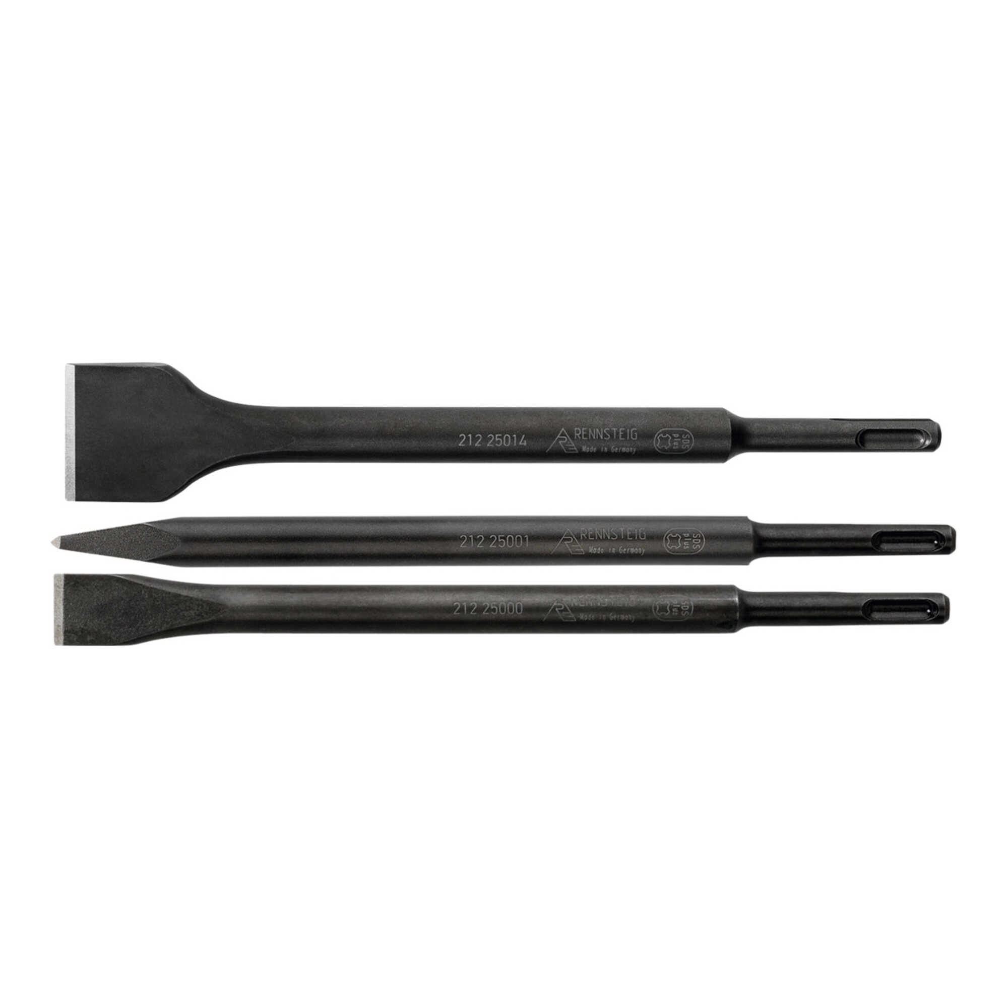Rennsteig Meißelsatz SDS-plus - 250 mm 3-teilig, Anzahl Werkzeuge: 3