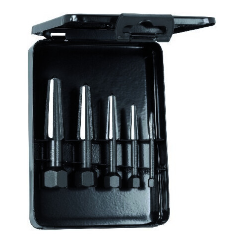 RENNSTEIG Set di 5 estrattori per viti con doppio tagliente, Modello: 5