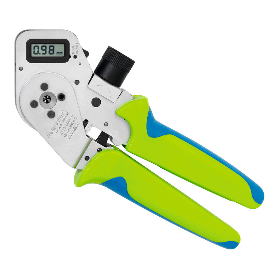 Rennsteig Vierdorn-Crimpzange DigiCrimp, 2K-Griffe 0,5
