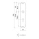 Renovierschild 206 Z VA F00 PZ Entf.72mm EDI