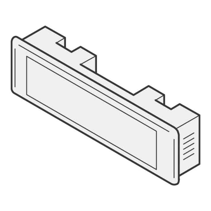 Renz Metallwaren. Kombitaster LIRA 75x22 grau 97-9-85110 gr