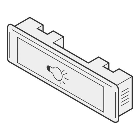 Renz Metallwaren. Lichttaster LIRA 75x22 braun 97-9-85111 br