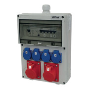 Répartiteur mural Ku mFI 40A 2xCEE 16A 400V 4 prises de courant-1