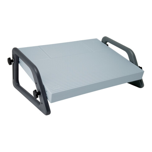 Repose-pieds gris clair, RAL 7035 B490xP350xH210 mm ajustage de la H. en continu