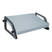 Repose-pieds gris clair, RAL 7035 B490xP350xH210 mm ajustage de la H. en continu