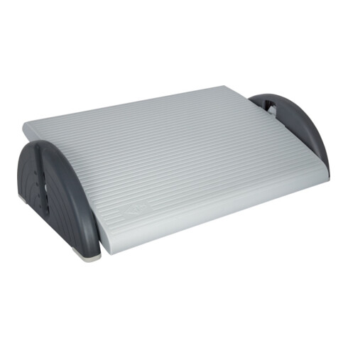 Repose-pieds gris clair, RAL 7035 B520xP350xH140 mm ajustage de la H. 4 fois 30-