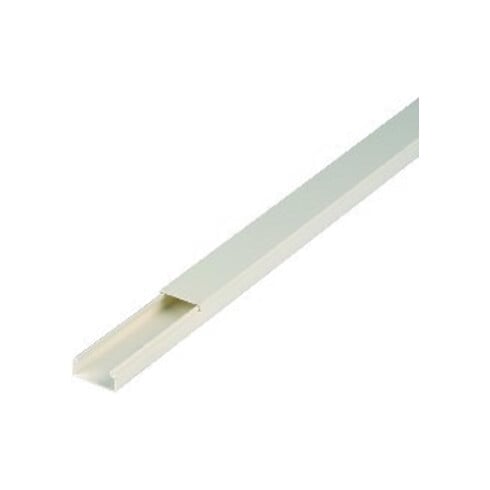 REV Canal de protection pour câbles PVC, 2m, 40x40mm, blanc