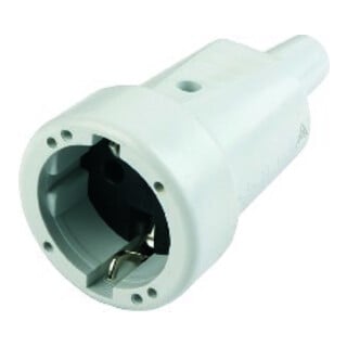 REV Kupplung, PVC, grau