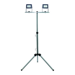 REV LED-Arbeitsleuchte Flare 2x15W Stativ silber-anthrazit