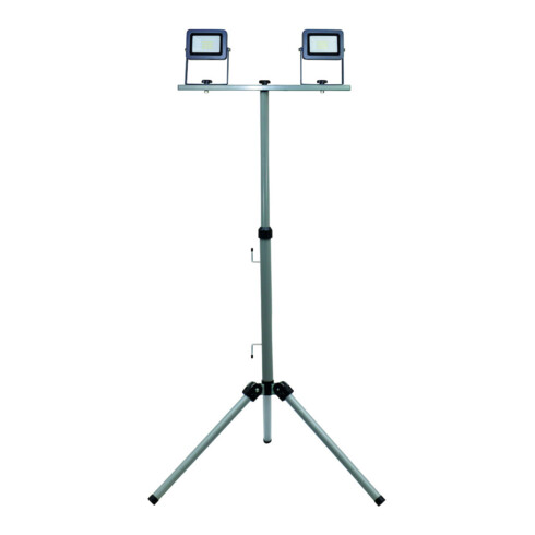 REV LED-Arbeitsleuchte Flare 2x15W Stativ silber-anthrazit