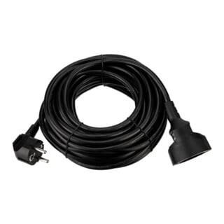 REV Prolongateur H05VV-F 3G 1,5 10m noir