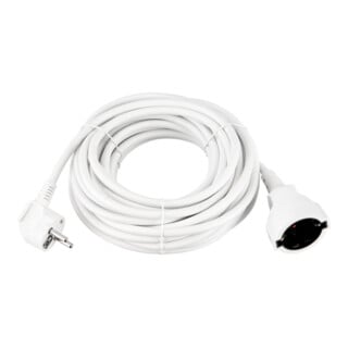 REV Verlängerung H05VV-F 3G1,5 10m weiß