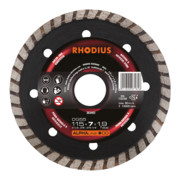 RHODIUS ALPHAline DG55 Disco diamantato 7,0 x 1,9 x 22,23 mm-1