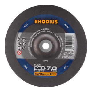 RHODIUS ALPHAline KSM Schruppscheibe Stahl