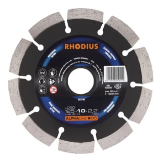 RHODIUS ALPHAline LD50 diamantdoorslijpschijf