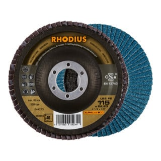 RHODIUS ALPHAline LSZ F2 Fächerschleifscheibe